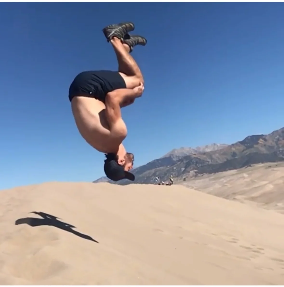 I learned to perform a backflip in my 30s.
